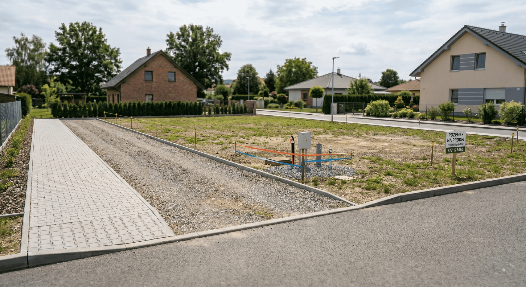 Ukázková licitace – stavební pozemek 1 250 m²