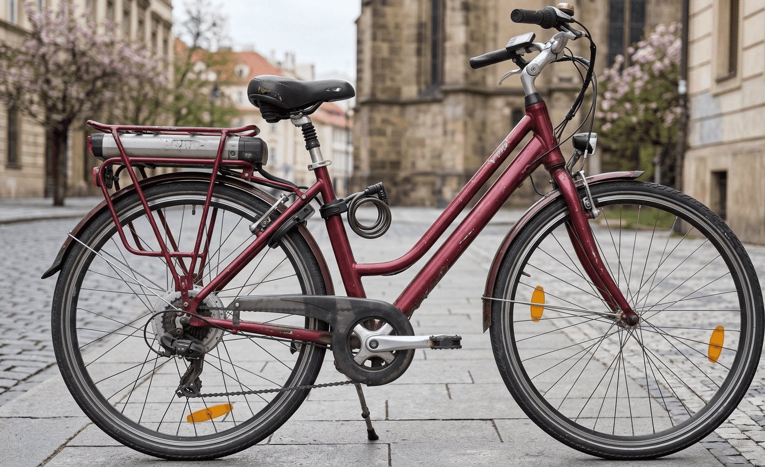 Dámské elektrokolo City E-Bike Comfort 28" – funkční, vhodné do města