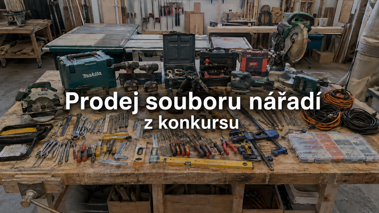 Truhlářské nářadí - prodej z konkursu