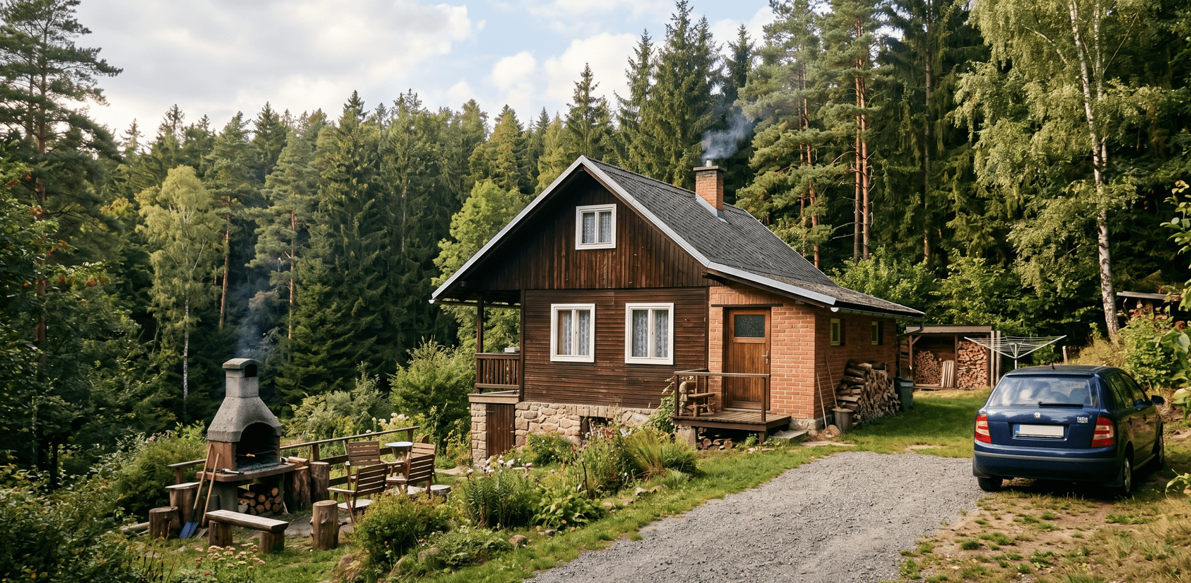 Ukázková licitace – rekreační chata u lesa
